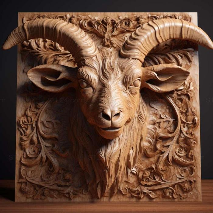 goat 3d model 2